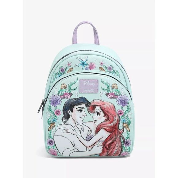 Loungefly Handbags - Loungefly Disney The Little Mermaid Couple Hug Mini Backpack